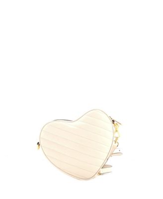 Mini Interlocking G Heart Shoulder Bag Diagonal Quilted Leather