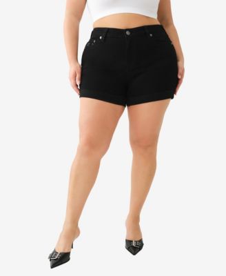 Plus Size Jennie Mid-Rise Curvy Rolled Shorts