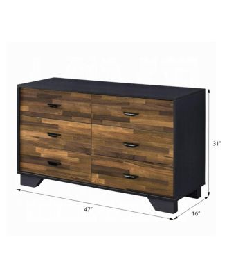 Contemporary 6 Drawer Dresser with English Dovetail Construction