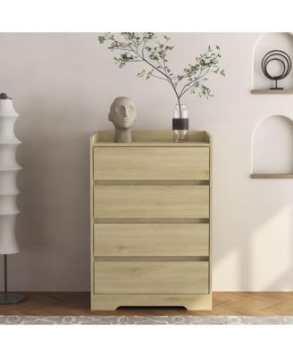 Farmhouse 5 Drawer Dresser Finish Sturdy Construction for Bedroom Living Room Storage