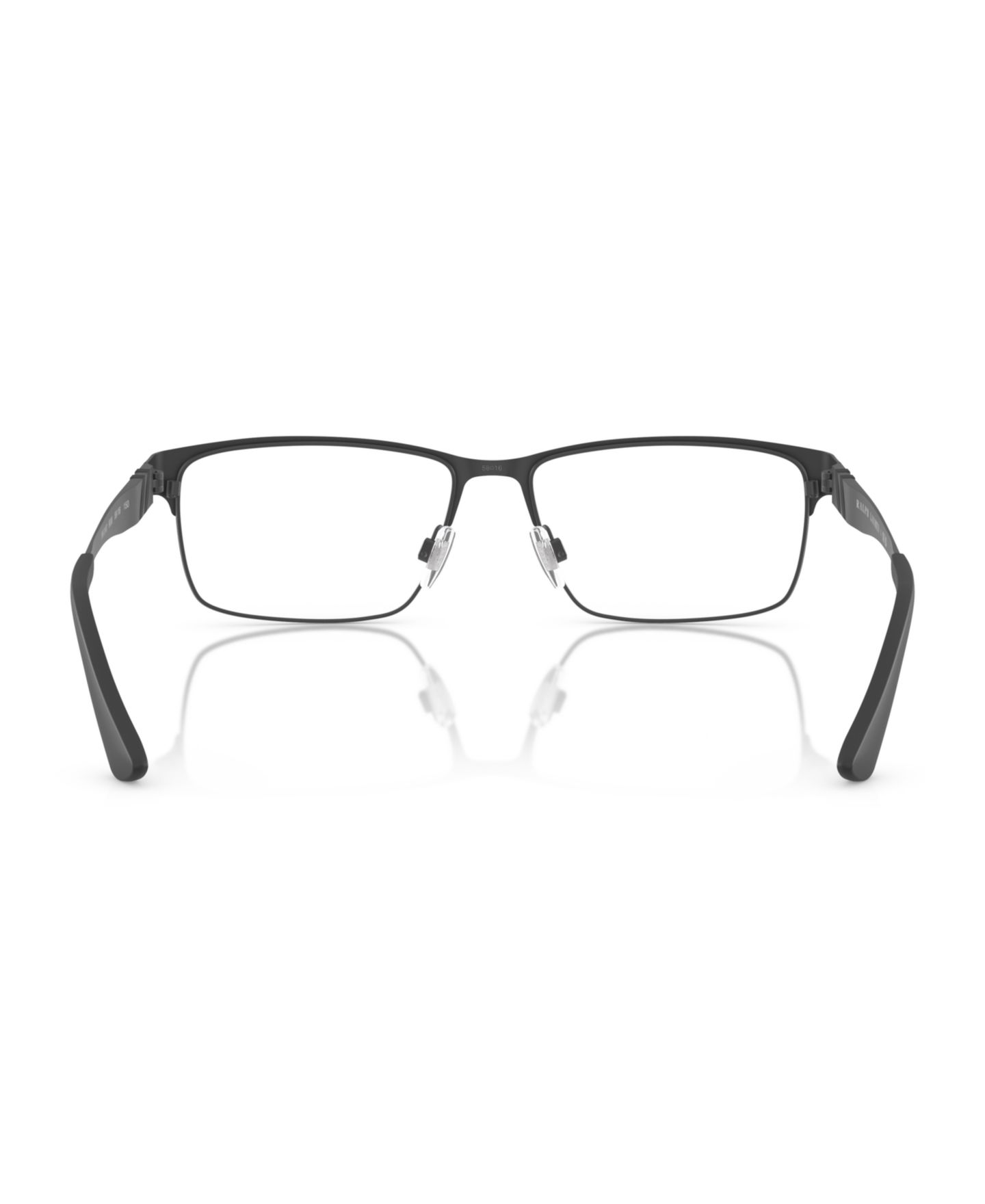 Мужские очки Polo Ralph Lauren Man Rectangle Metal PH1147 Eyeglasses, цвет: Matte Blac — фото 4