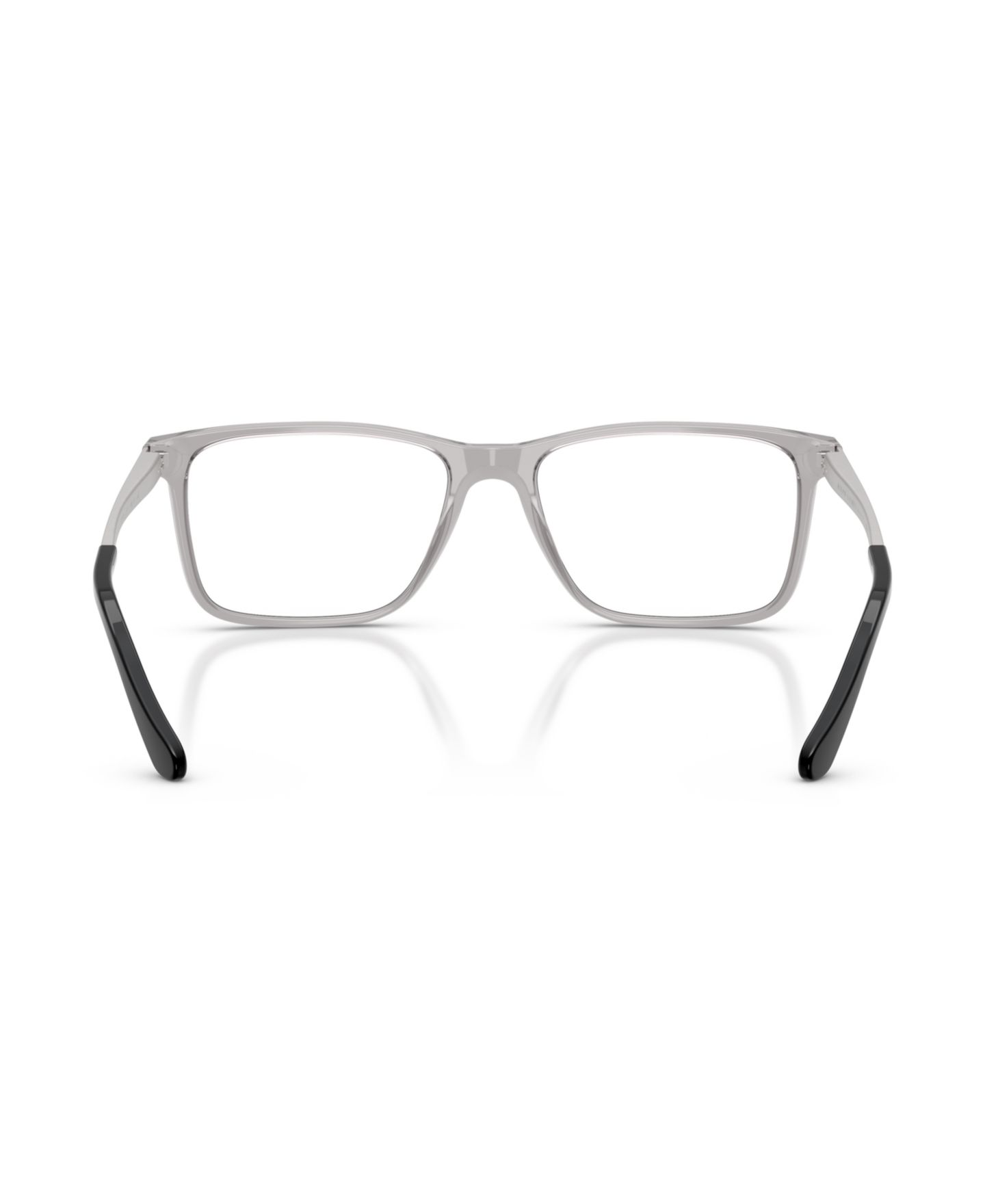Мужские очки Ralph Lauren Man Rectangle Plastic RL6133 Eyeglasses, цвет: Прозрачный серый — фото 2