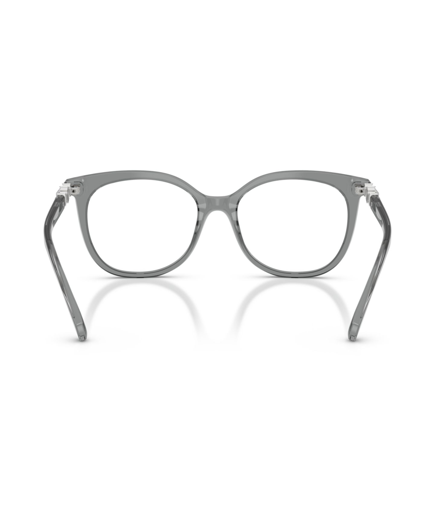Женские очки Swarovski Woman Panthos Plastic SK2055 Eyeglasses, цвет: Прозрачный серый — фото 3