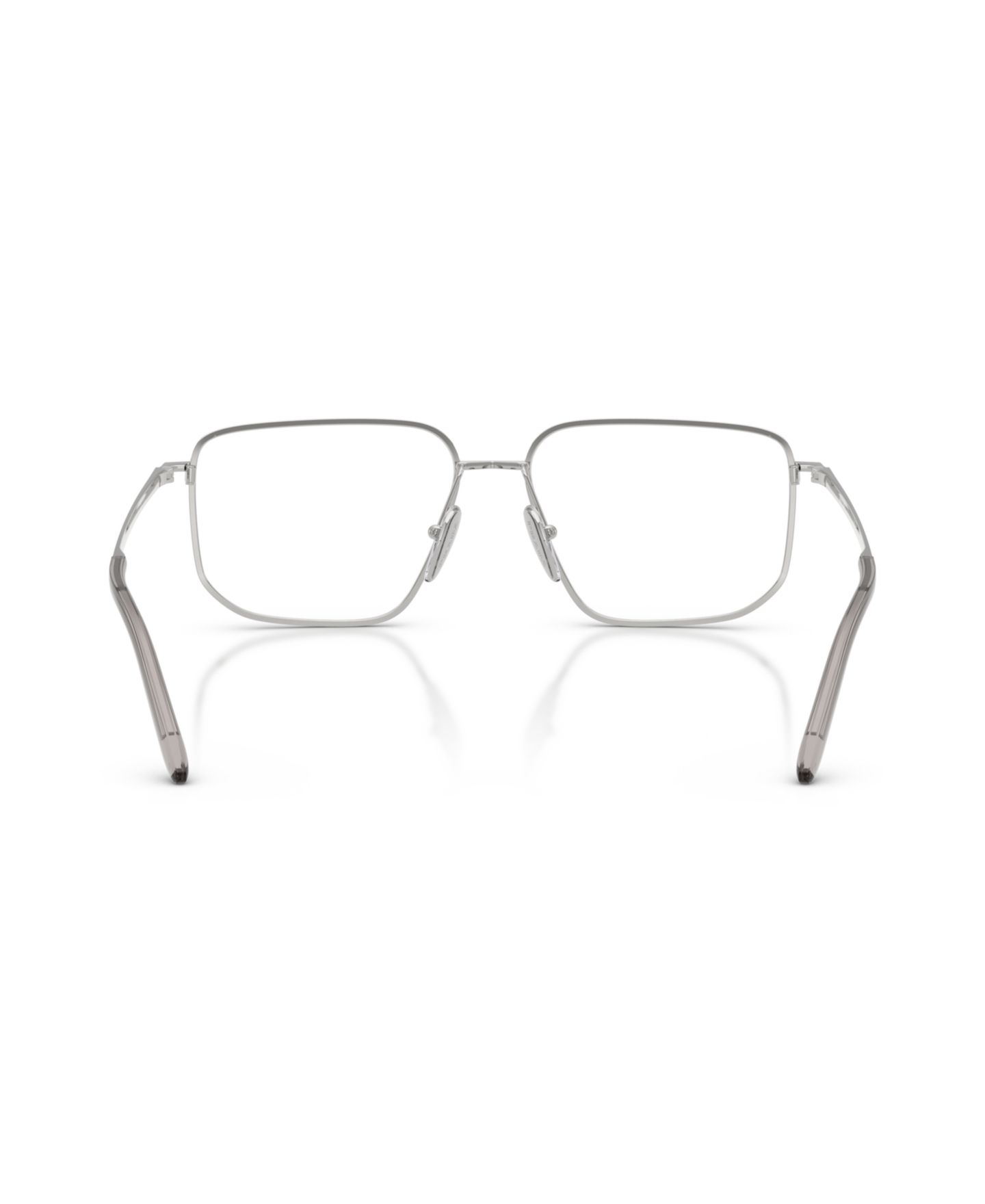 Женские очки Prada Woman Rectangle Metal PR C52V Eyeglasses, цвет: Серебряный — фото 5