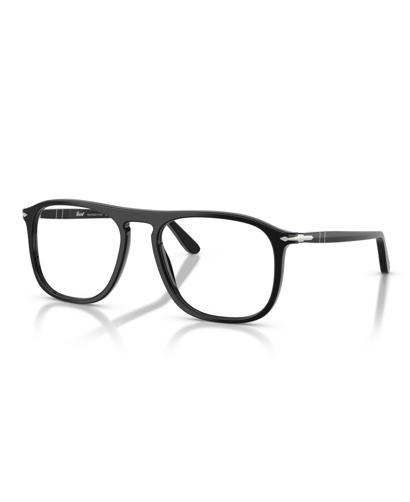 Очки Persol Unisex Square Plastic PO3392V Eyeglasses, цвет: Чёрный — фото 1