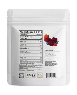 Miracle Candy Mixed Berry - 0g Sugar Low Calorie Soft Chews - Allulose, Prebiotic Fiber - 30 Soft Chews