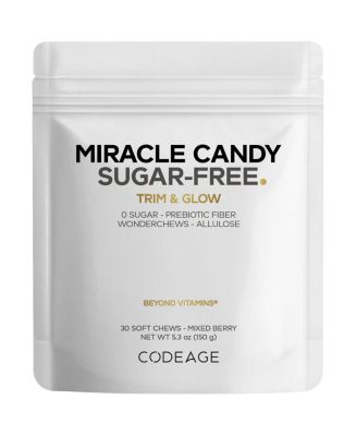 Codeage Miracle Candy Mixed Berry - 0g Sugar Low Calorie Soft Chews ...