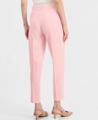 Women's Mid-Rise Straight-Leg Ankle Pants