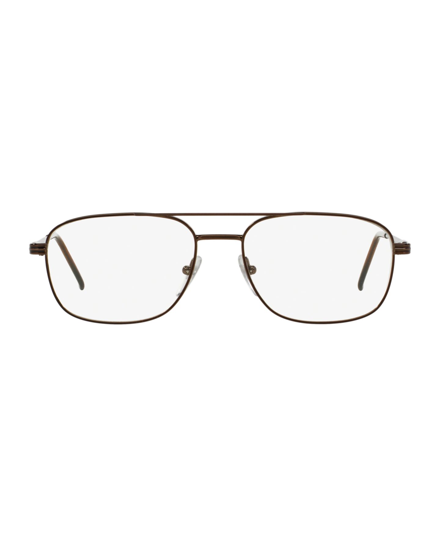 Мужские очки Sferoflex Man Square Metal SF2152 Eyeglasses, цвет: Тёмный коричневый — фото 3