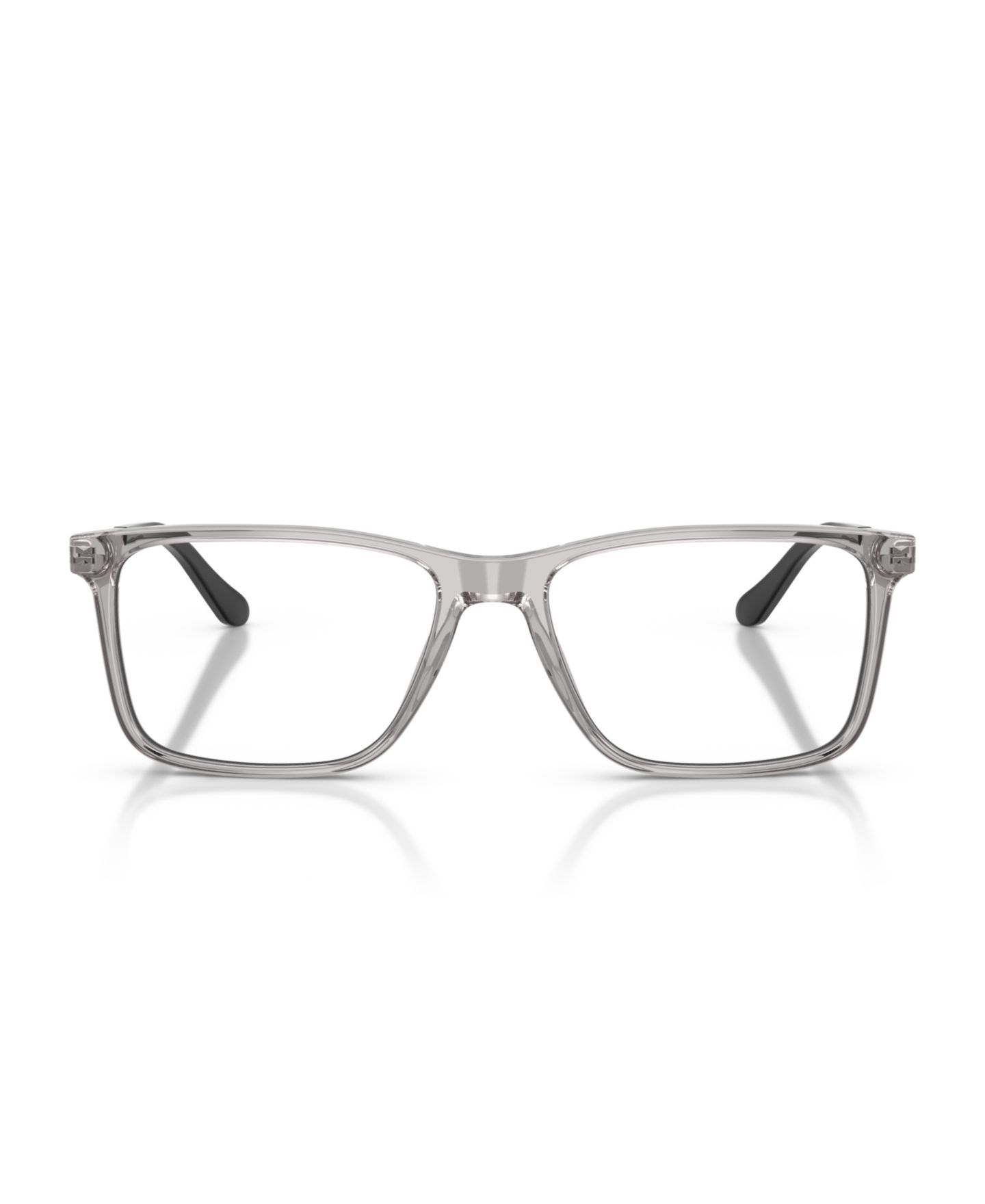 Мужские очки Ralph Lauren Man Rectangle Plastic RL6133 Eyeglasses, цвет: Прозрачный серый — фото 4