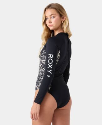 Women's Geometric Flower Printed One-Piece Swimsuit