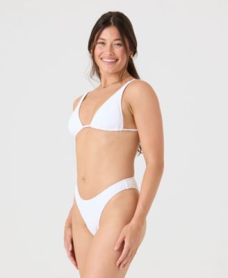 Juniors' Haliewa Scoop-Front Cheeky Bottoms