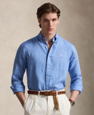 Men's Classic-Fit Linen Shirt	