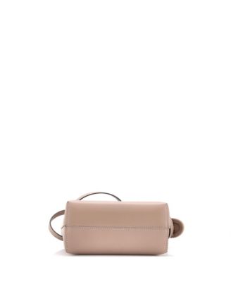 Mini Logo By The Way Top Handle Bag Embossed Leather