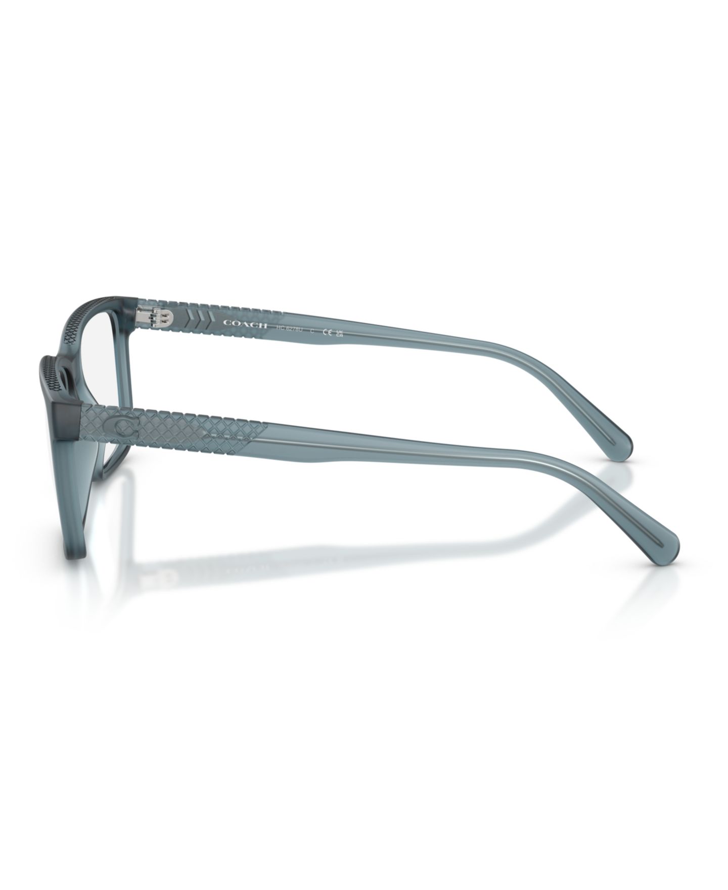 Мужские очки COACH Man Rectangle Plastic HC6278U Eyeglasses, цвет: Глубокий синий — фото 5