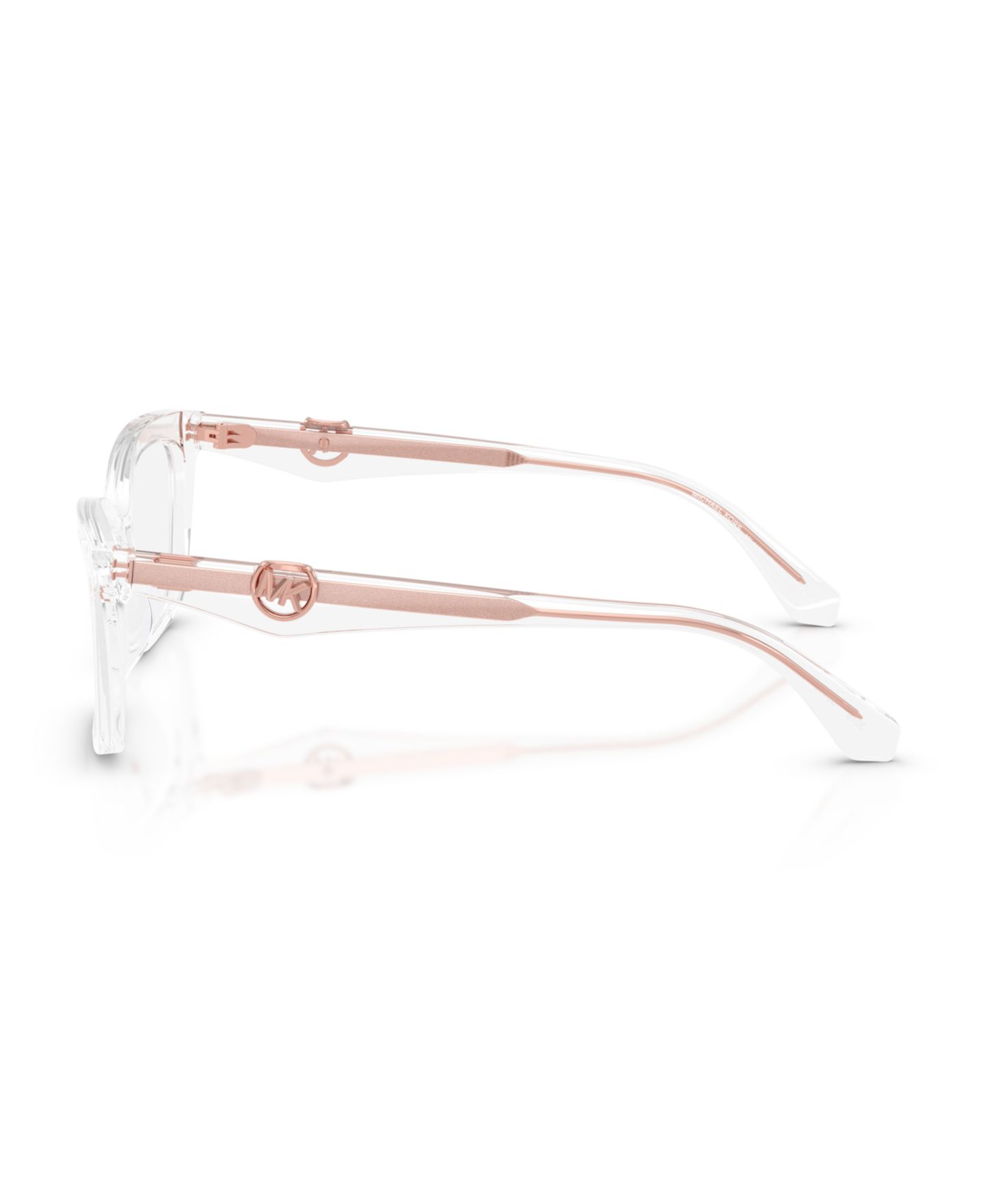 Женские очки Michael Kors Woman Rectangle Plastic MK4165U Garzeno Eyeglasses, цвет: Crystal — фото 5