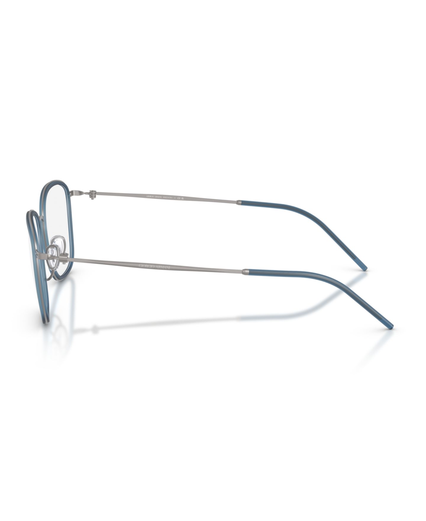 Мужские очки Giorgio Armani Man Pillow Metal AR5154 Eyeglasses, цвет: Графитовый — фото 5