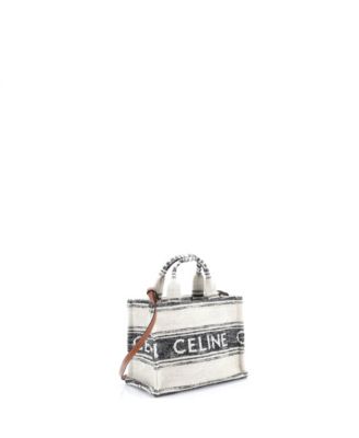 Small Cabas Thais Tote Striped Jacquard Textile