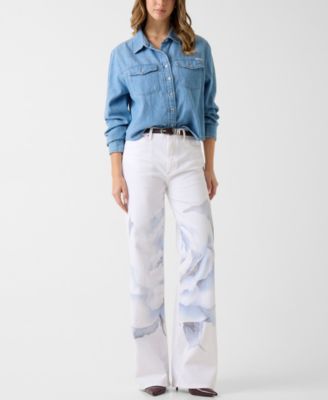 Women's High-Rise Wide-Leg Jeans