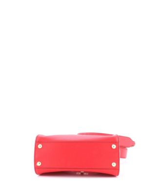 Mini Peekaboo Bag Leather with Zucca Suede Interior