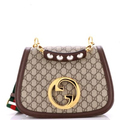 Medium Blondie NM Top Handle Bag GG Coated Canvas