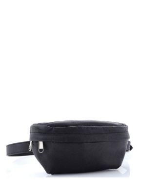 Logo Belt Bag Leather with GG Coated Canvas