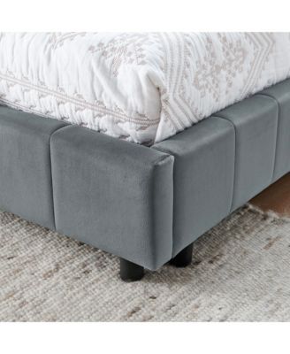 Velvet Tufted Daybed Backrest Armrest