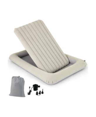 Inflatable Toddler Travel Bed with Built In Electric Pump