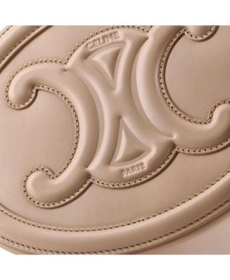 Triomphe Oval Crossbody Bag Leather