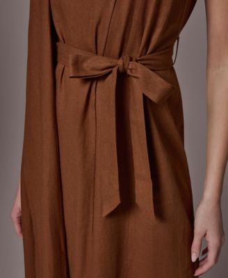Women's Self-Tie A-Line Dress