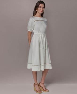 Women's Short-Sleeve A-Line Dress
