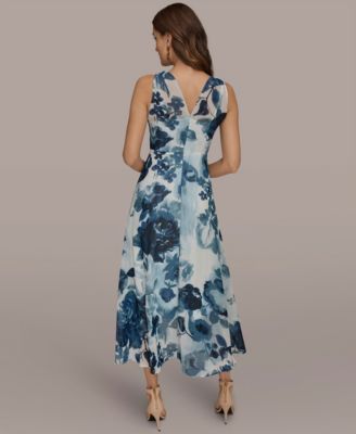 Women's Faux Wrap A-Line Dress