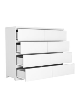 7 Drawer Dresser with Drawer Dividers Wood for Bedroom Organized Storage