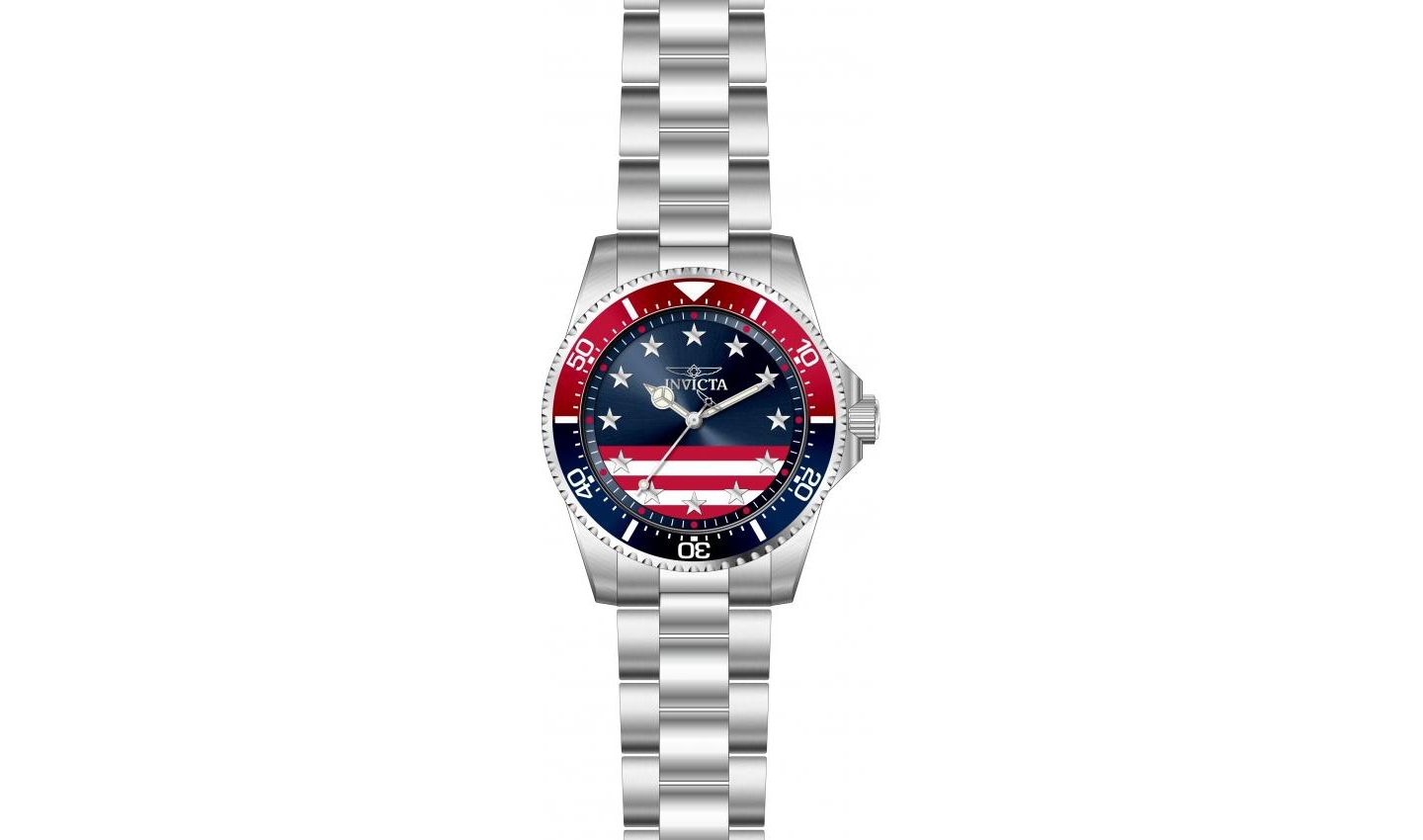 Мужские часы Invicta 48942 Pro Diver Quartz PC21 Red, Dial — фото 3
