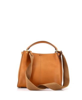 Medium Peekaboo X-Lite Bag Leather with Shearling Interior