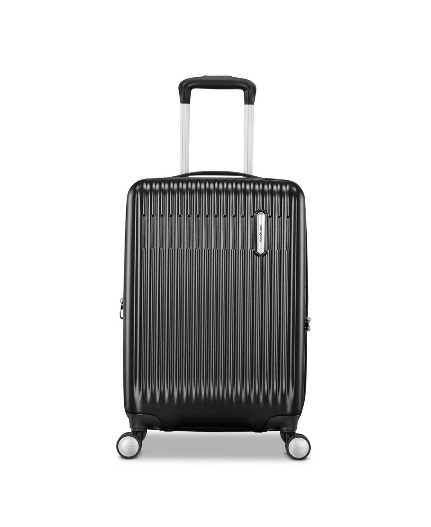 Чемодан Samsonite Opto 4 Small Carry-On Spinner, цвет: Асфальтовый чёрный — фото 3