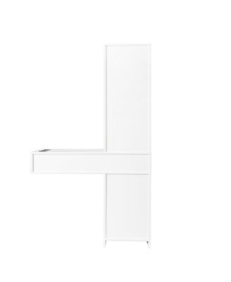 Modern 4 Drawer Dresser Particleboard Cabinet Waterproof for Bedroom Entryway Bathroom