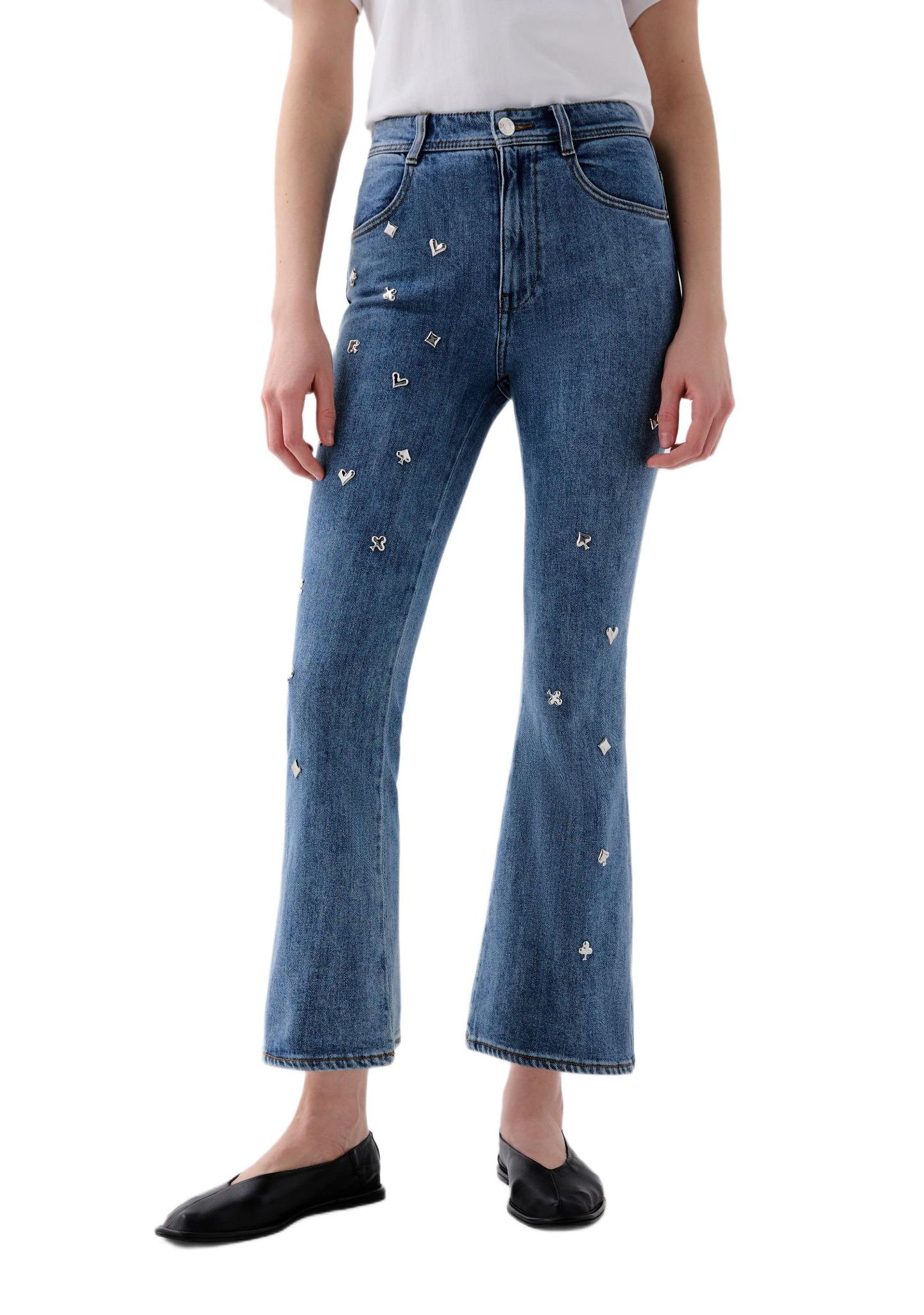 Женские брюки Scalpers Ankle Pocker Denim, цвет: Индиго — фото 1