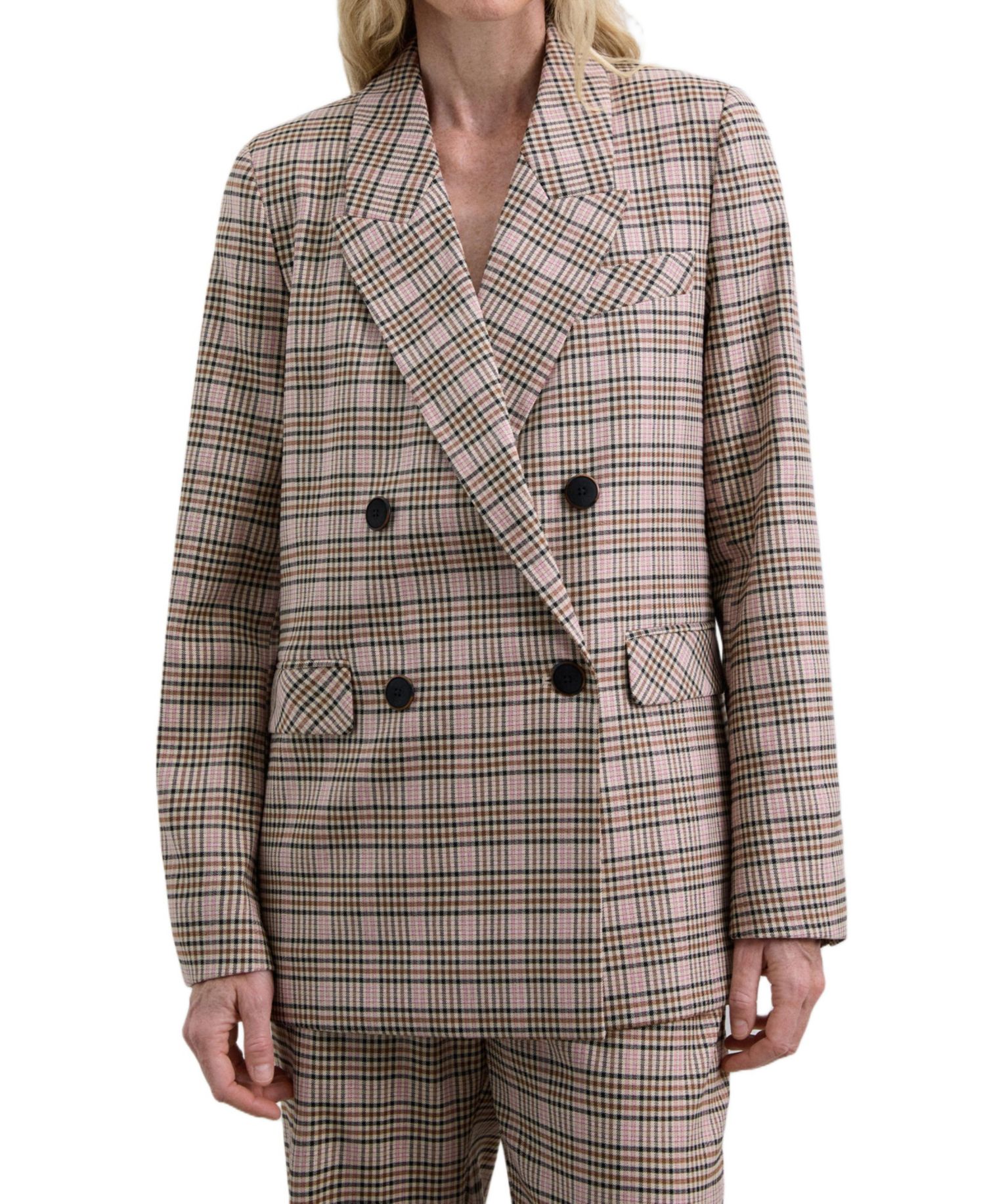 Women's check Blazer