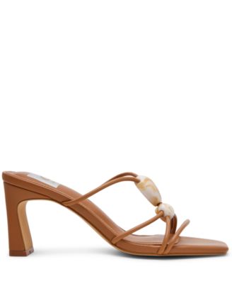 Women's Leesha Strappy Stone High Heel Dress Sandals