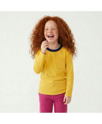 Girls 2pk Fair Trade Organic Cotton Long Sleeve T-Shirts