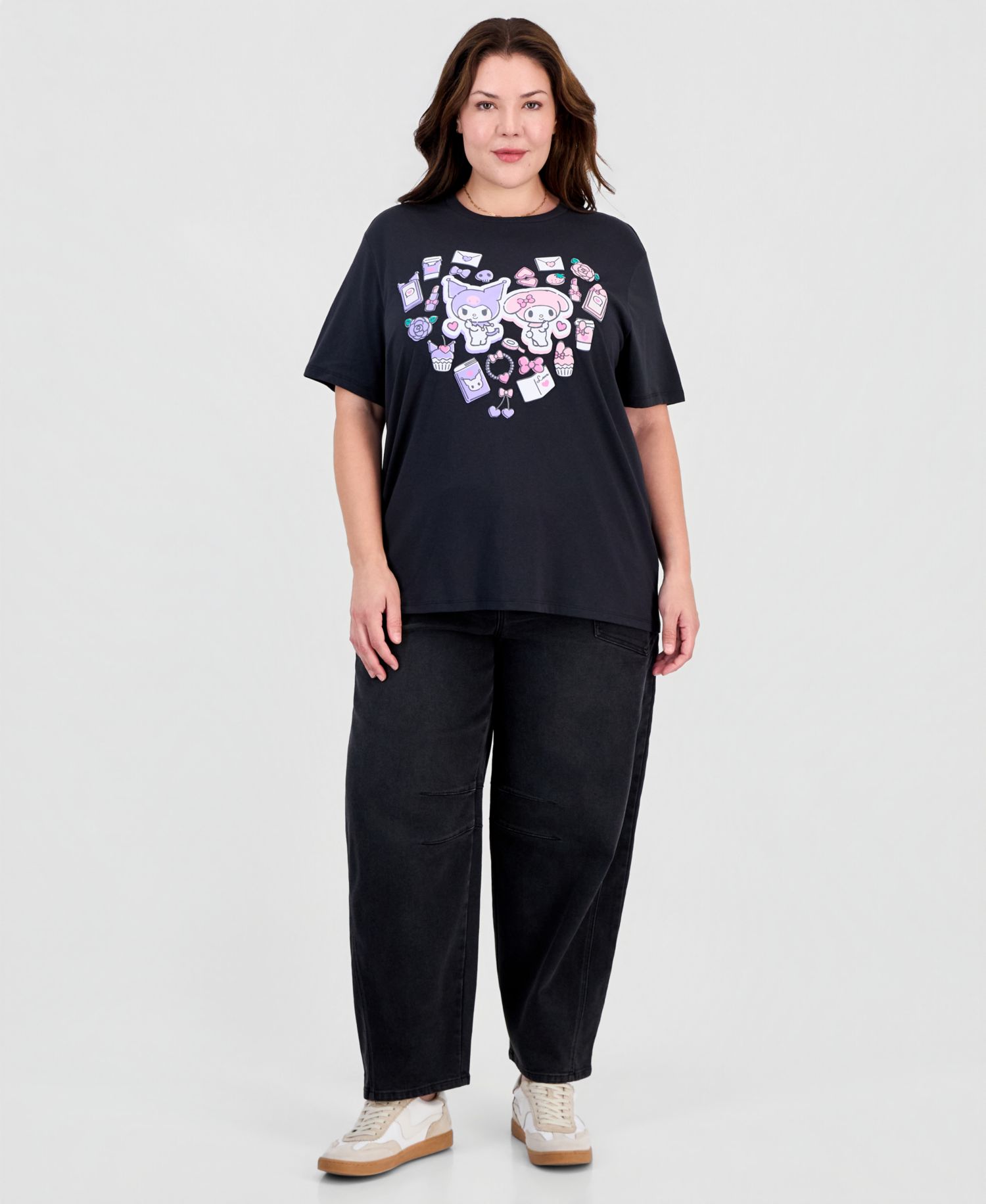 Plus Size Kuromi Graphic Y2K T-Shirt