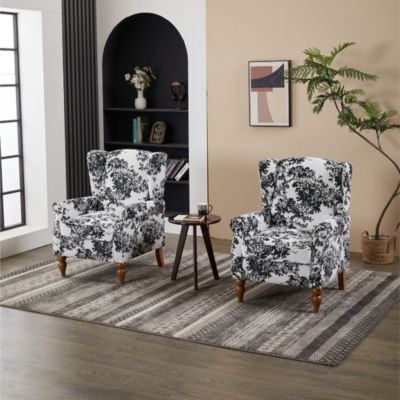 Vintage Luxury Style Coffee Table & Armchair Set
