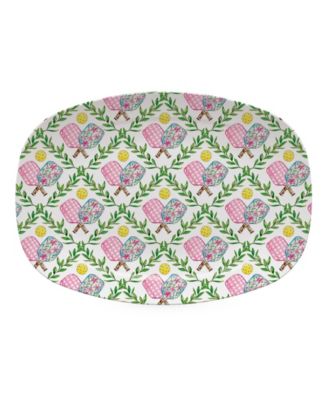 Resin Pickleball 10" Trellis Platter