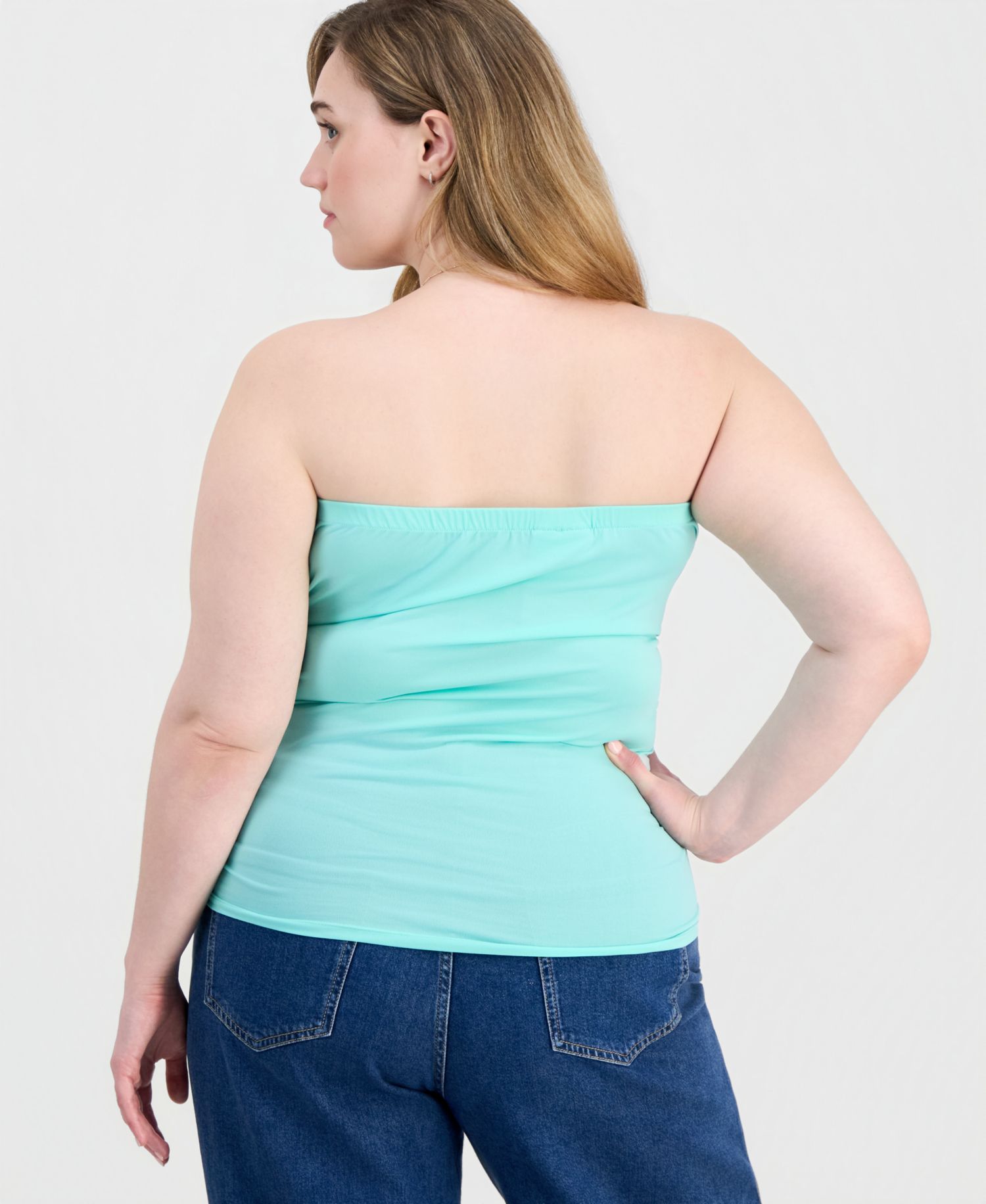 Plus Size Pull-On Tube Top