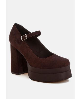 Women's Kenny Chunky Dual Buckle Strap Heels