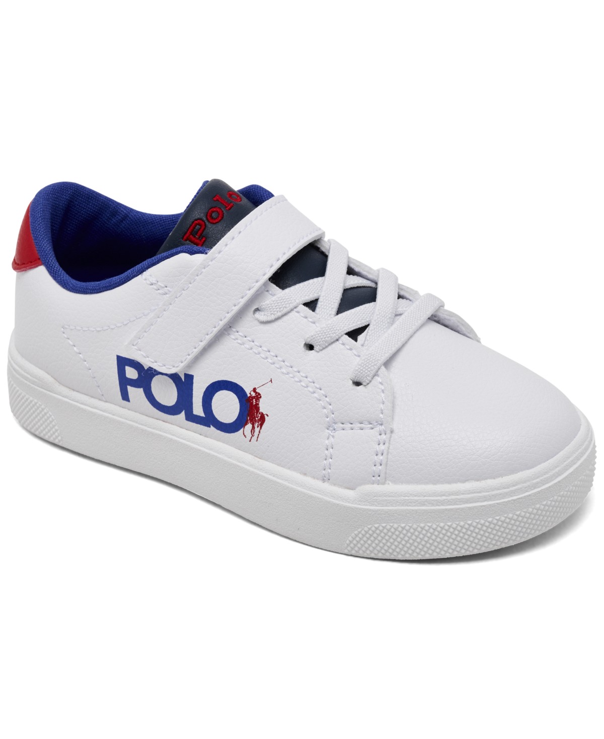 Детские Polo Ralph Lauren Toddler Sutton Graphic Fastening Strap Casual Sneakers from Finish Line — фото 1