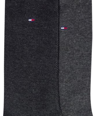 Men's Dress Reinforced Heel Crew Socks, 2-Pack