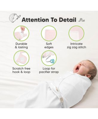 3pk Soothe Baby Swaddle, Organic Baby Swaddle Sleep Sacks, Newborn, Infant Swaddle Sack