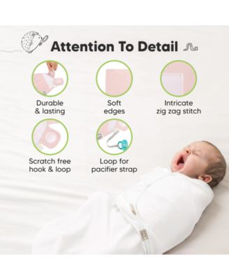 3pk Soothe Baby Swaddle, Organic Baby Swaddle Sleep Sacks, Newborn, Infant Swaddle Sack